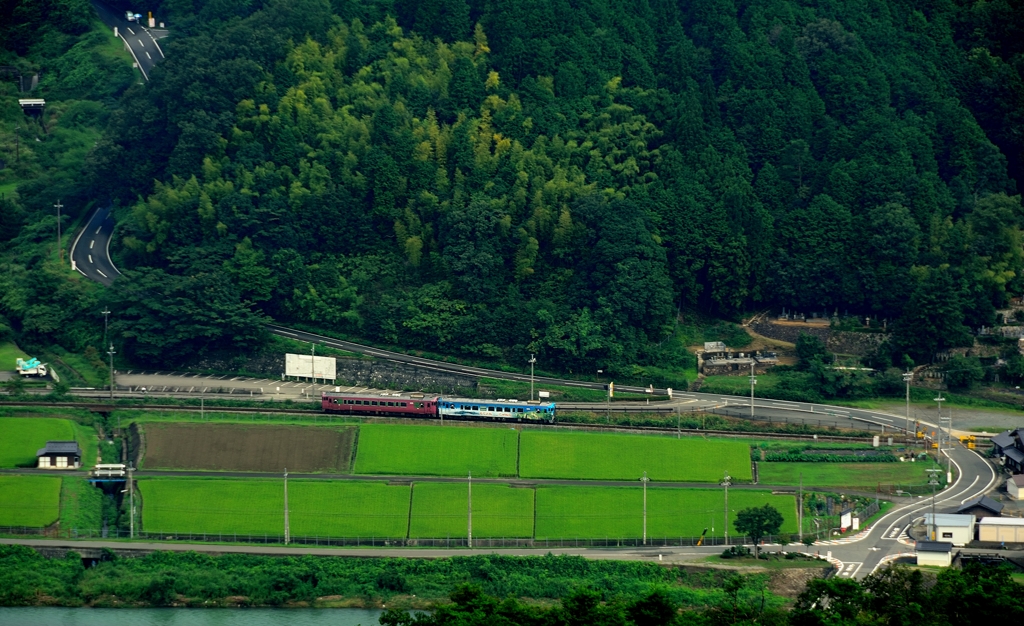 天空の竹田城跡号