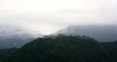 雲海のない竹田城跡