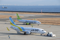 北と南から@神戸空港