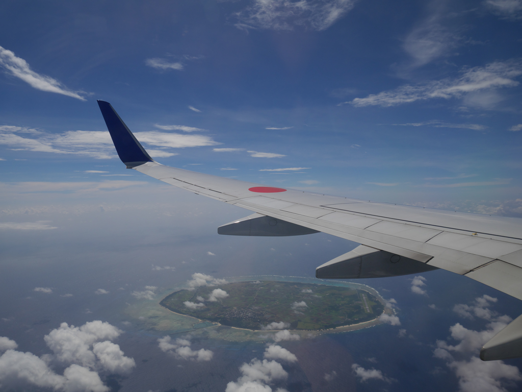 多良間島上空