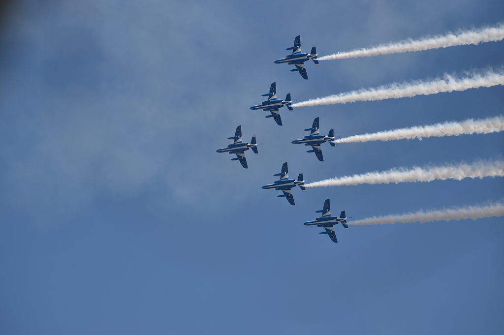 Blue Impulse@姫路城