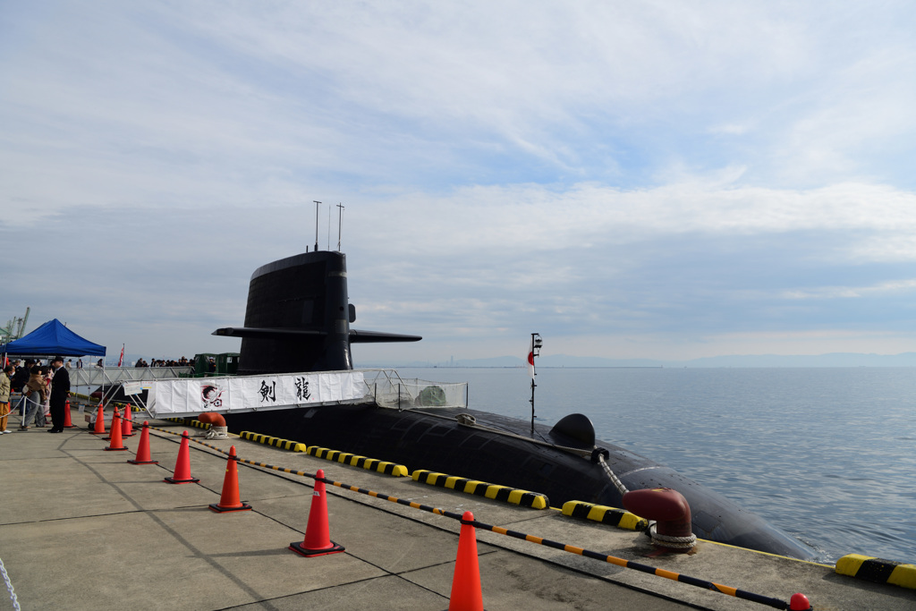 SS-504 けんりゅう @海自 阪神基地隊 ウィンターフェスタ2017