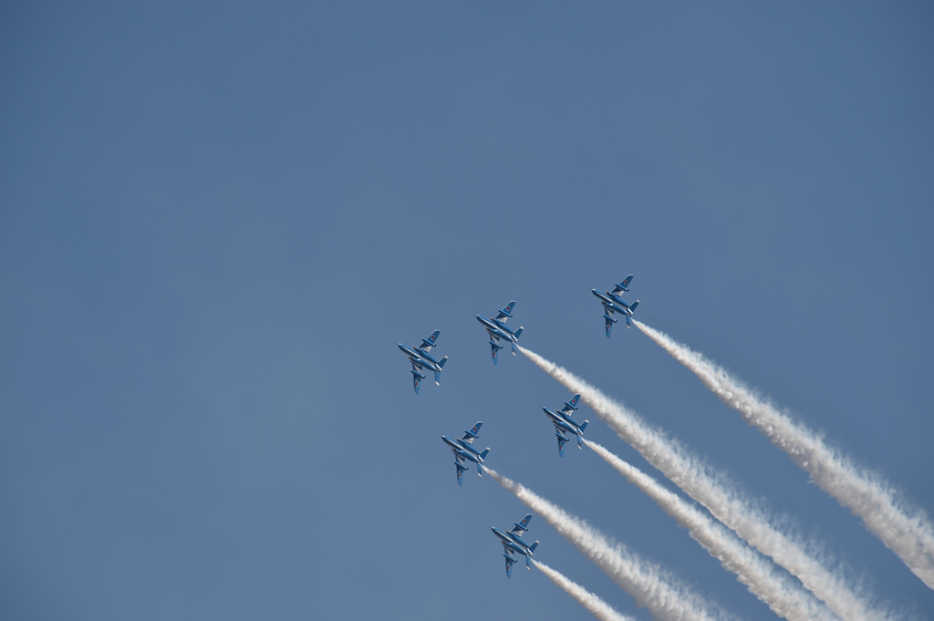Blue Impulse@姫路城