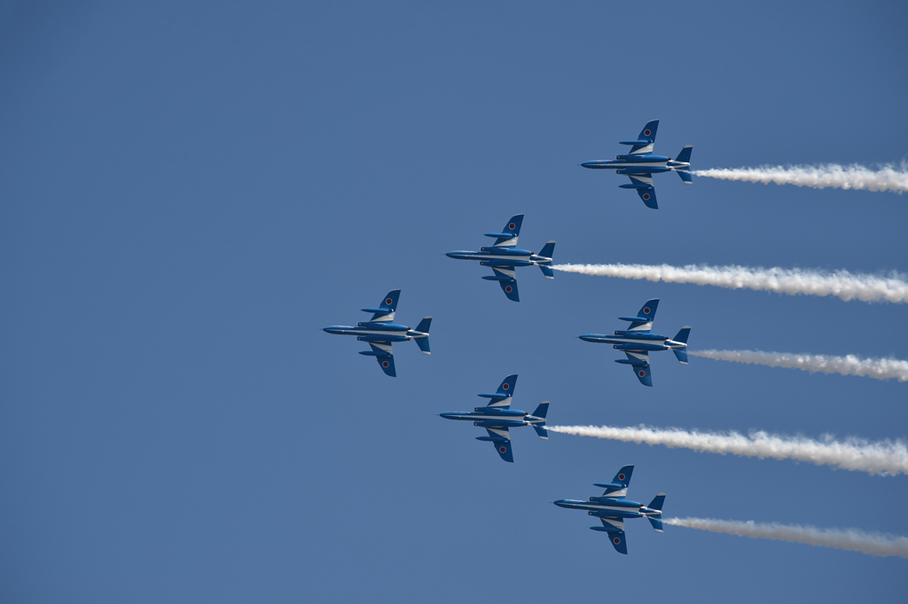 Blue Impulse@姫路城