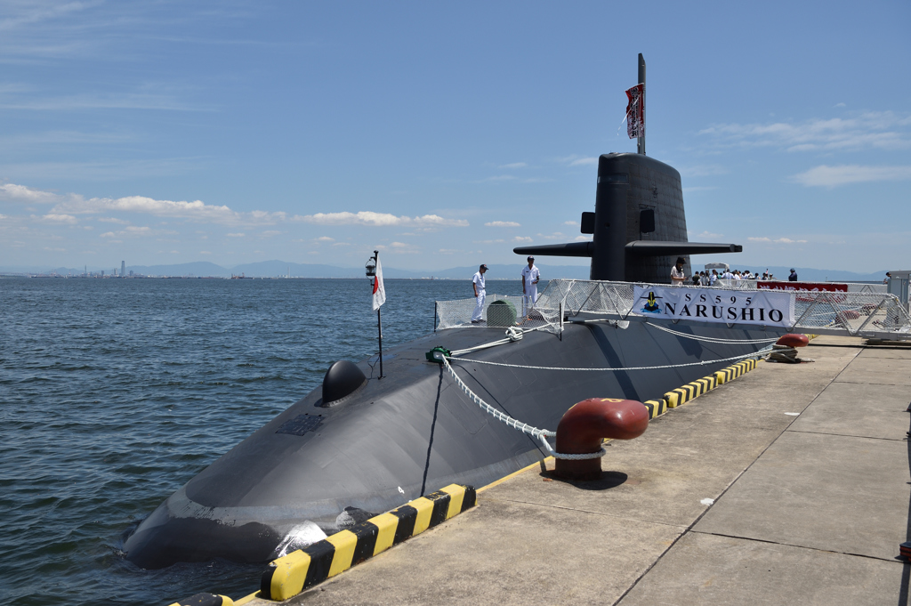 海自 阪神基地隊マリンフェスタ 潜水艦595 なるしお