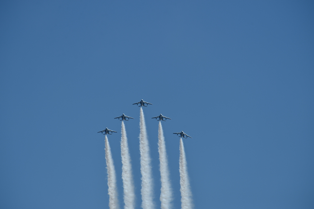 Blue Impulse@姫路城