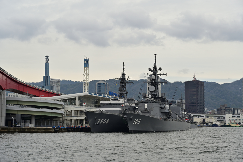 海自H31近海練習航海@神戸港 2019_0319_003