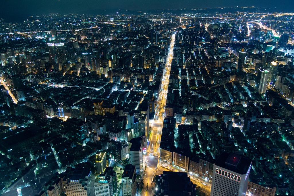 台北101からの夜景