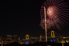 お台場冬花火