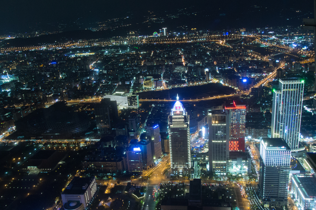 台北101からの夜景