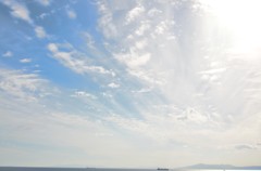 神戸空港の秋空
