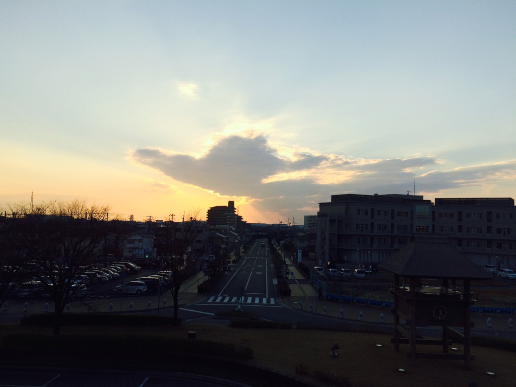 ある日の夕暮れ