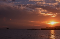 赤穂　夕暮れ