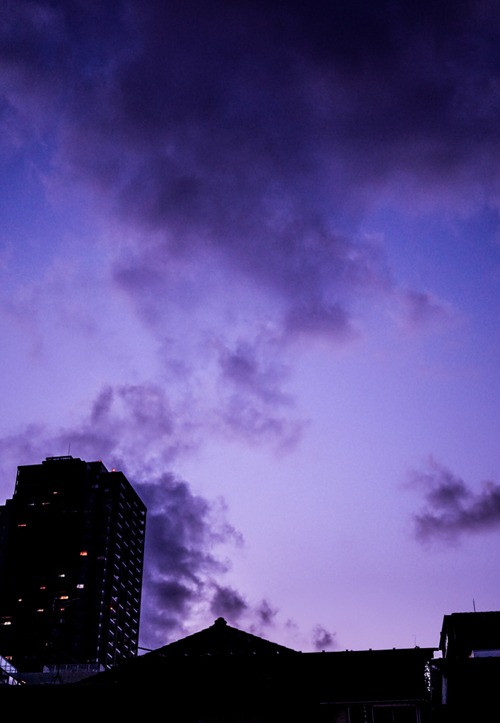 地下から空を