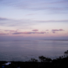 夕日の反対側