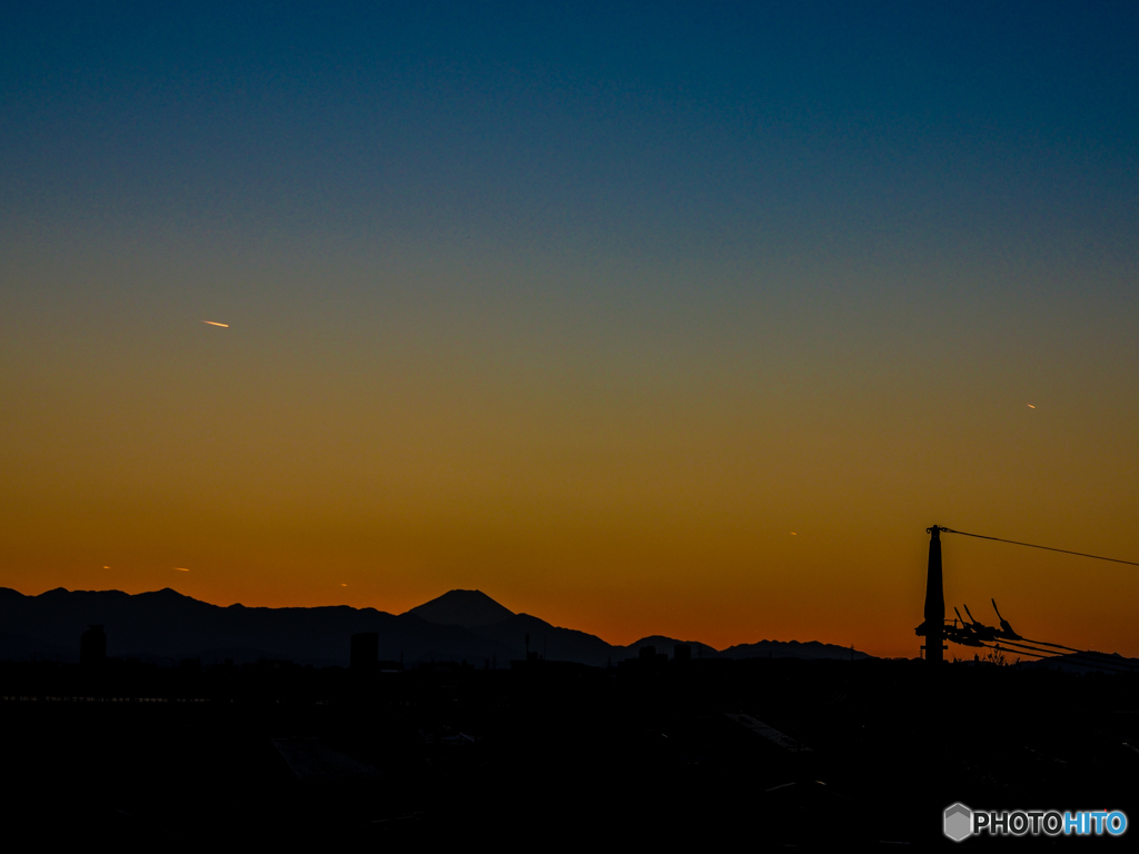 富士山は飛行機ラッシュ(^_-)-☆