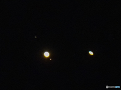 木星と土星が大接近だそうです＾＾