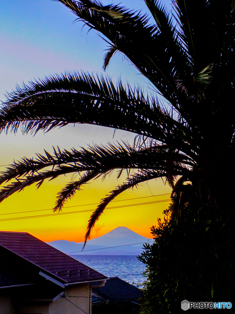 夕焼け富士(^^♪