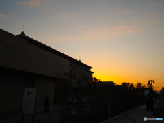 京の夕焼け