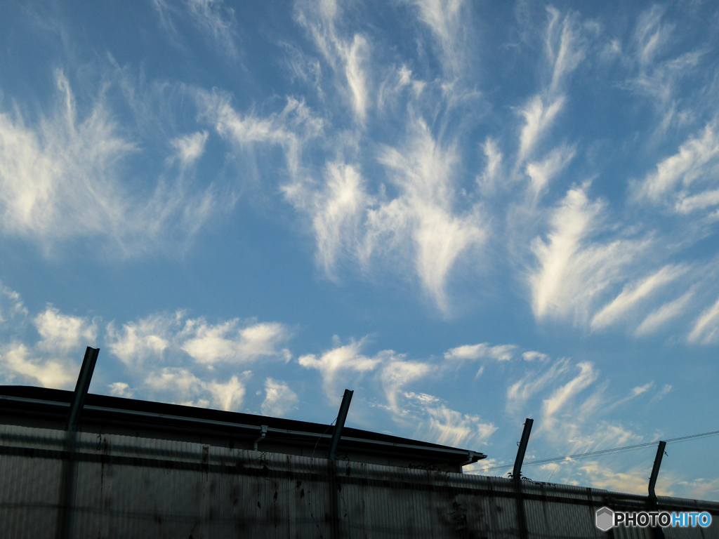 すじ雲かな？