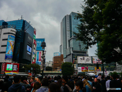 渋谷は人が多いですね～～