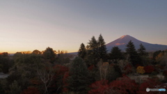 朝の富士山