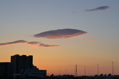 夕暮れ