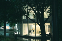 夜の建物