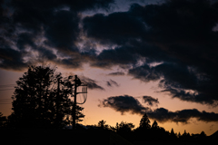夕暮れ