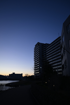 夕暮れ