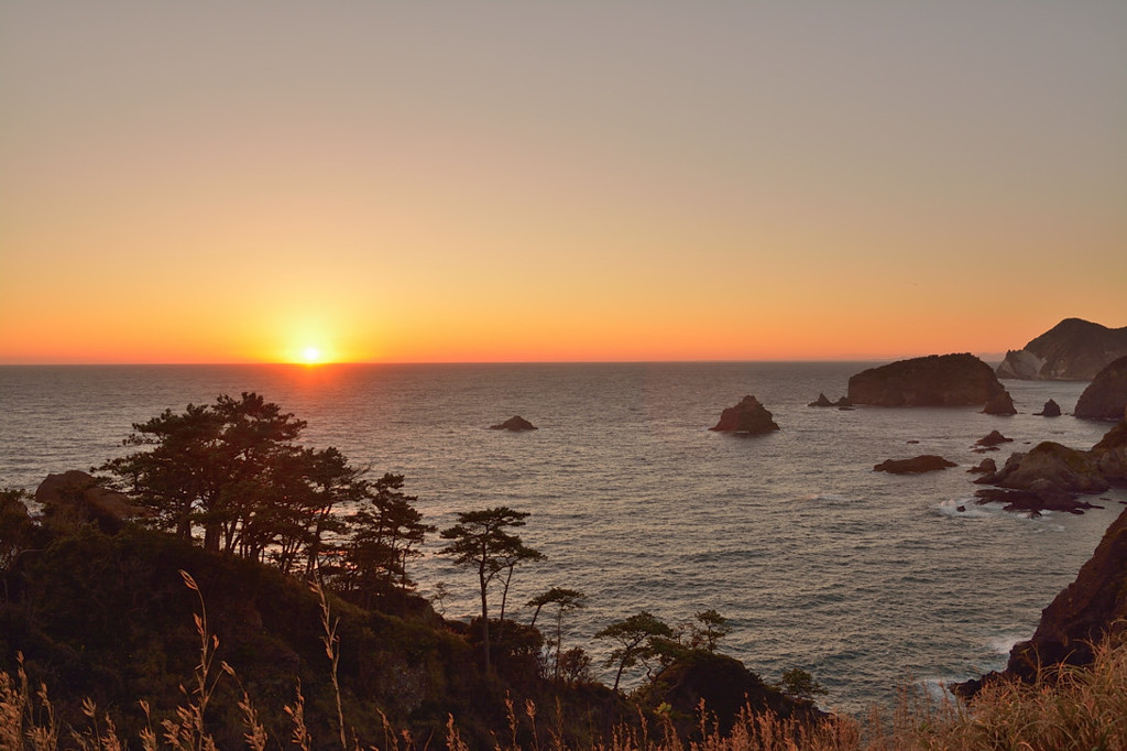 奥石廊の夕景②