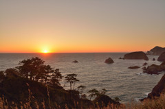 奥石廊の夕景②