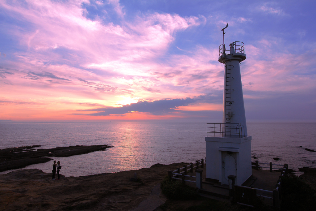 遠見ヶ鼻の夕日Ⅲ