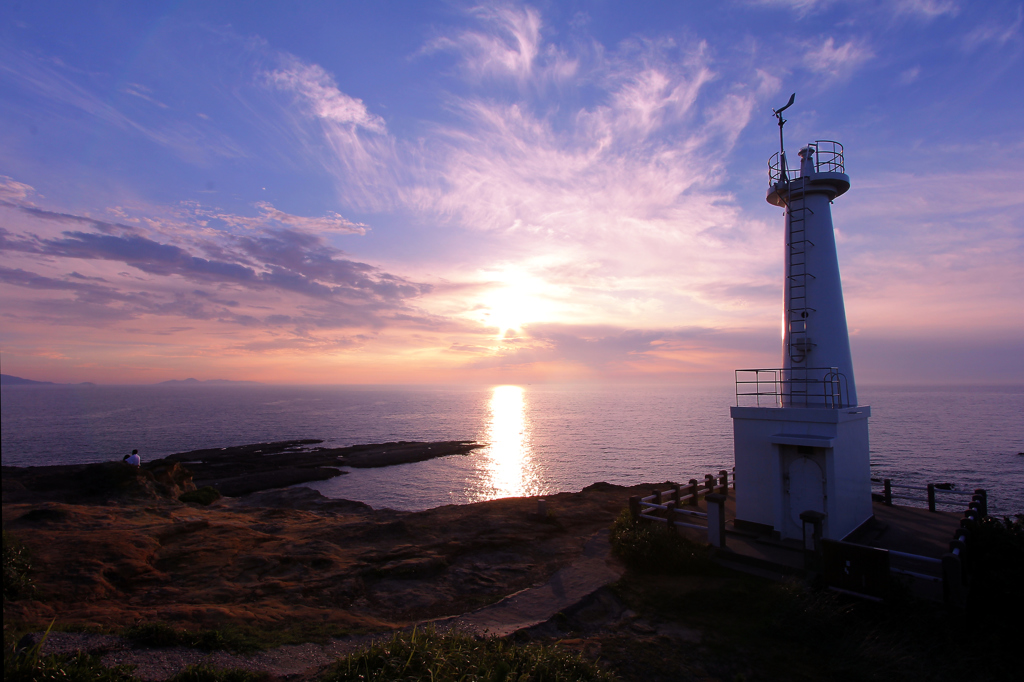 遠見ヶ鼻の夕日Ⅰ