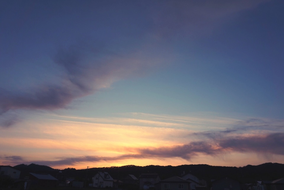 image帰路…夕日が沈む頃
