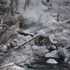 真冬の滝
