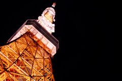 The landmark**東京タワー**