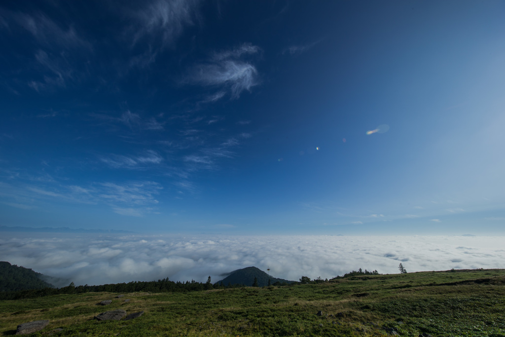 美ヶ原高原から望む雲海