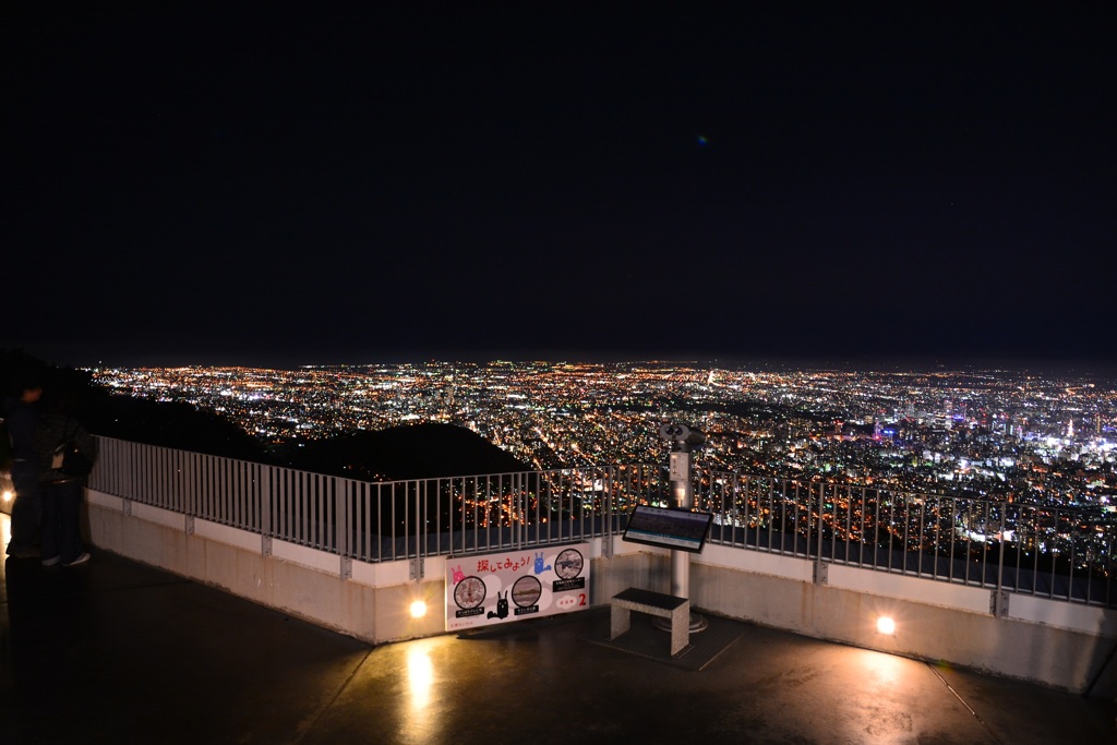 藻岩山からの夜景