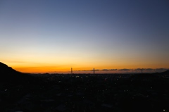 北九州市黒崎方面の夕焼け