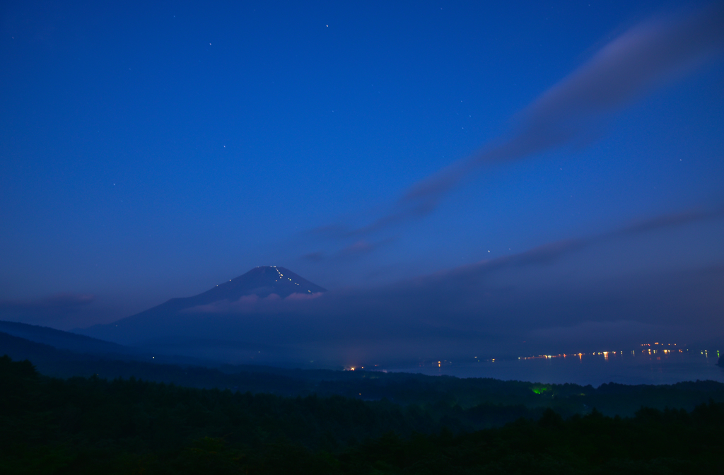 夜明け富士