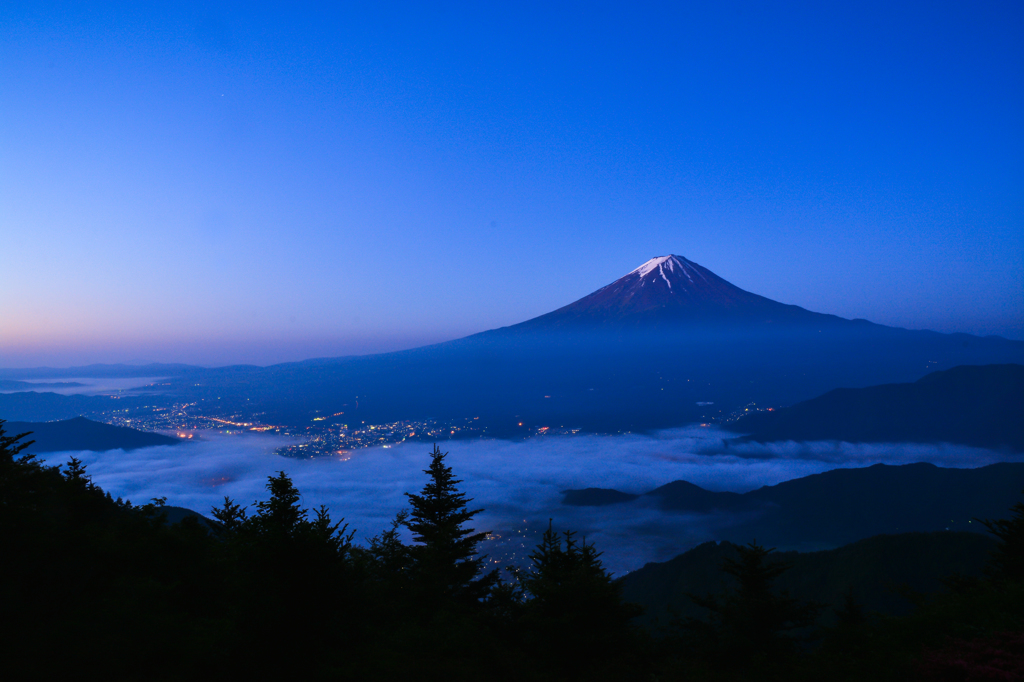 ちょっとした雲海富士２