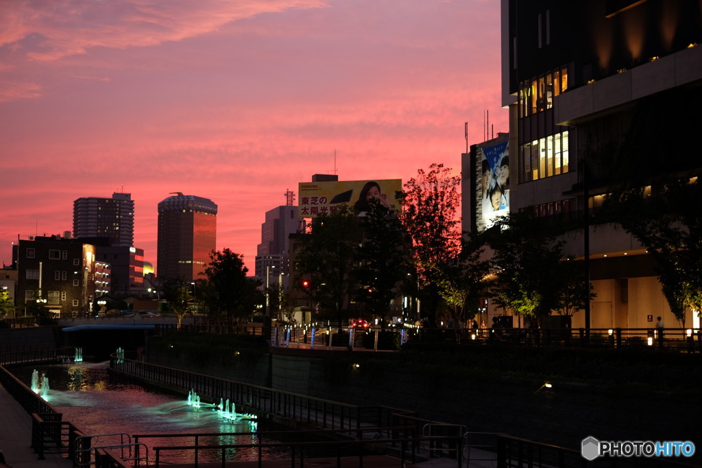 東京スカイツリー51 夕焼け空