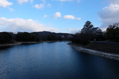 岡山城5 河川を臨む2