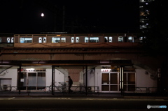 東京駅の夜景14 HATO BUS