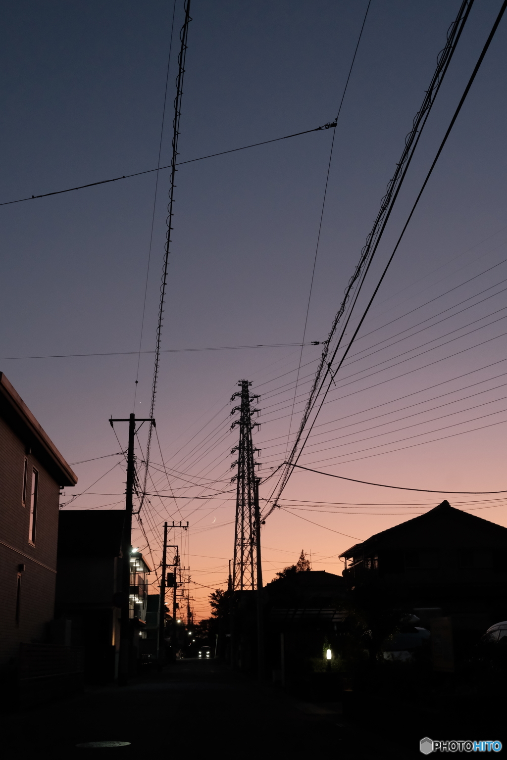 郊外の夕景2