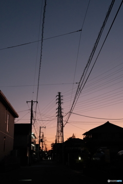 郊外の夕景2