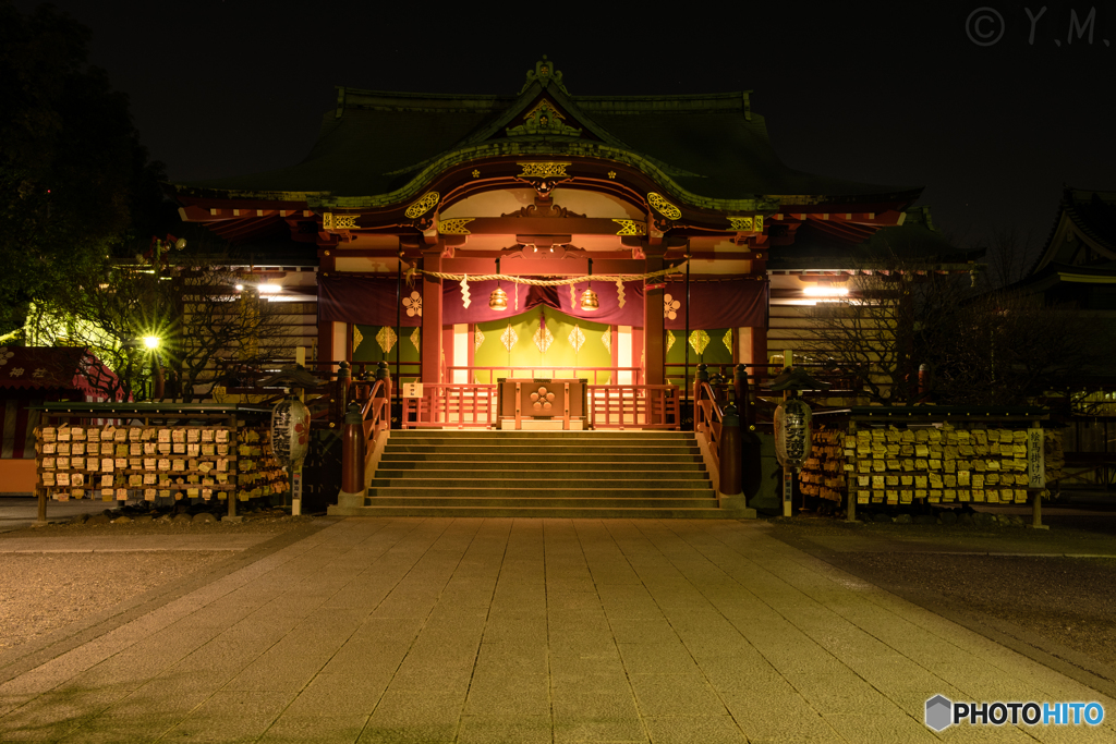 夜の亀戸天神