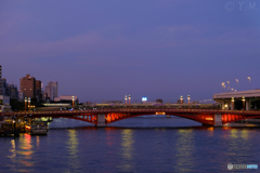 吾妻橋の夕景