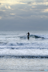 九十九里浜のサーファー3